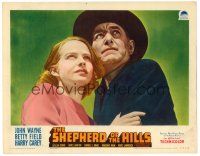 2j709 SHEPHERD OF THE HILLS LC '41 c/u of Betty Field & Harry Carey, from Harold Bell Wright novel!