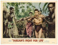 2j797 TARZAN'S FIGHT FOR LIFE LC #2 '58 Gordon Scott is captured by most savage African natives!