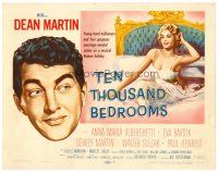 2j808 TEN THOUSAND BEDROOMS TC '57 art of Dean Martin & sexy Anna Maria Alberghetti in bed!
