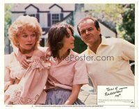 2j810 TERMS OF ENDEARMENT LC #5 '83 close up of Jack Nicholson, Shirley MacLaine & Debra Winger!