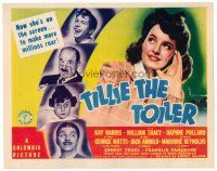 2j835 TILLIE THE TOILER TC '41 Russ Westover's comic strip on the screen makes millions roar!