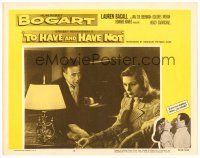 2j840 TO HAVE & HAVE NOT LC #3 R56 Humphrey Bogart looks at smoking hot Lauren Bacall!