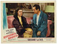 2j891 UNFINISHED BUSINESS LC '41 c/u of Robert Montgomery & pretty Irene Dunne sitting on couch!