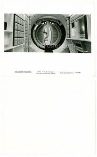 2k045 2001: A SPACE ODYSSEY 8x10 still '68 Stanley Kubrick, weightless futuristic stewardess!