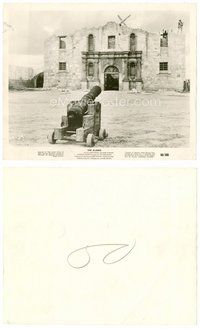 2k055 ALAMO 8x10 still '60 cool image of cannon pointing at the historic fort!