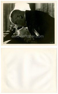 2k083 AS YOU DESIRE ME 8x10 still '32 Erich von Stroheim about to kiss beautiful Greta Garbo!
