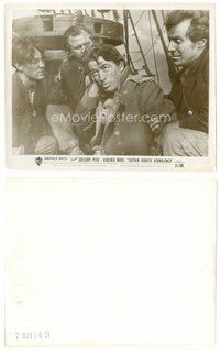 2k174 CAPTAIN HORATIO HORNBLOWER 8x10 still '51 close up of Gregory Peck nursing his wounds!