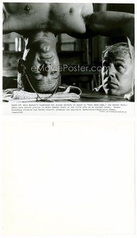 2k221 COOL HAND LUKE 8x9.5 still '67 George Kennedy watches Paul Newman stand on his head!