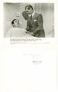 2k245 DEAD MAN'S EYES 8x10 still R58 Paul Kelly tries to comfort blinded Lon Chaney Jr,!