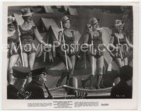 2k318 FIRST TRAVELING SALESLADY 8x10 still '56 showgirls dancing on stage in unusual outfits!
