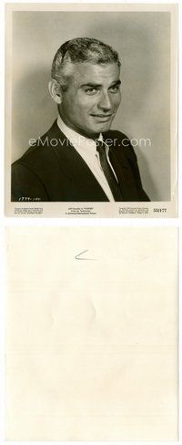 2k332 FOXFIRE 8x10 still '55 head & shoulders portrait of Jeff Chandler in suit & tie!