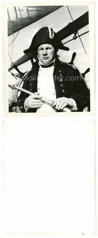 2k591 PETER USTINOV 8x10 still '62 close up as ship's captain with spyglass from Billy Budd!