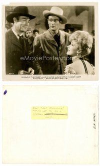 2k727 SPOILERS 8.25x10 still R47 John Wayne between Randolph Scott & Marlene Dietrich!