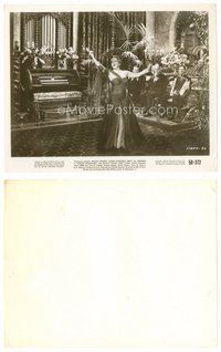 2k744 SUNSET BOULEVARD 8x10 still '50 Gloria Swanson dances alone at her creepy New Years Eve party
