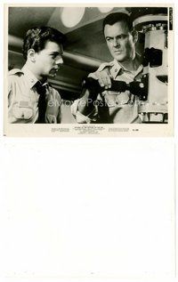 2k812 VOYAGE TO THE BOTTOM OF THE SEA 8x10 still '61 Frankie Avalon watches Robert Sterling steer!