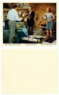 2k035 SUNDAY IN NEW YORK color 8x10 still #8 '64 Robert Culp between Rod Taylor & sexy Jane Fonda!