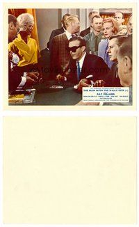 2k041 X: THE MAN WITH THE X-RAY EYES color English FOH LC '63 Ray Milland wins at blackjack!