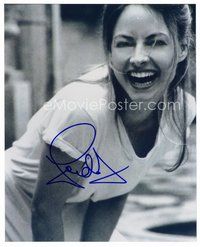 2m253 JODIE FOSTER signed 8x10 REPRO still '02 great close portrait of the actress laughing!