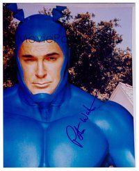 2m270 PATRICK WARBURTON signed color 8x10 REPRO still '02 best portrait in costume as The Tick!