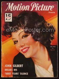 2m101 MOTION PICTURE magazine January 1933 artwork of sexy Lupe Velez by Marland Stone!
