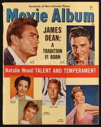 2m102 MOVIE ALBUM magazine 1957 James Dean, Elvis Presley, Natalie Wood, Alan Ladd & more!