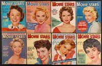 2m040 LOT OF 10 MOVIE STARS PARADE MAGAZINES '54 Janet Leigh, Doris Day, Liz Taylor & more!