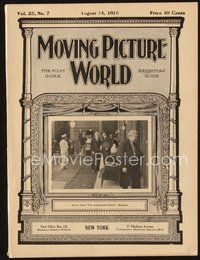 2m058 MOVING PICTURE WORLD exhibitor magazine August 14, 1915 The Vampire, The Mirth of a Nation!
