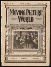 2m059 MOVING PICTURE WORLD exhibitor magazine January 1, 1916 Mary Pickford in The Foundling!