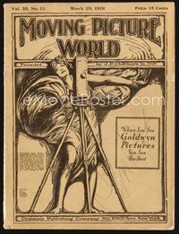 2m074 MOVING PICTURE WORLD exhibitor magazine March 29, 1919 Pickford, Harold Lloyd, Mutt & Jeff!