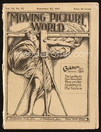 2m066 MOVING PICTURE WORLD exhibitor magazine September 22, 1917 Douglas Fairbanks, Pickford, Hart