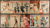 2m043 LOT OF 21 PICTUREGOER MAGAZINES '58 lots of top stars & sexy actresses of the era!