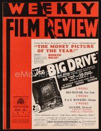 2m086 WEEKLY FILM REVIEW exhibitor magazine February 16, 1933 Al Jolson in Hallelujah I'm a Bum!
