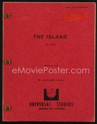 2m210 ISLAND third draft script March 14, 1979, screenplay by Peter Benchley!