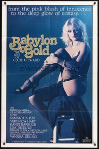 2p048 BABYLON GOLD 1sh '83 sexy Samantha Fox, Veronica Hart, Vanessa del Rio!