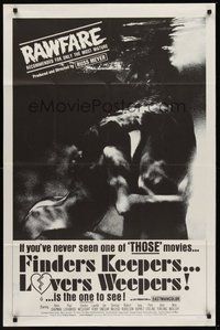 2p240 FINDERS KEEPERS, LOVERS WEEPERS 1sh '68 Russ Meyer, recommended for only the most mature!