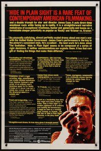2p347 HIDE IN PLAIN SIGHT 1sh '80 the U.S. Department of Justice abducted James Caan's children!