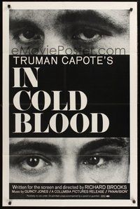 2p389 IN COLD BLOOD 1sh '67 Richard Brooks directed, Robert Blake, from Truman Capote novel!