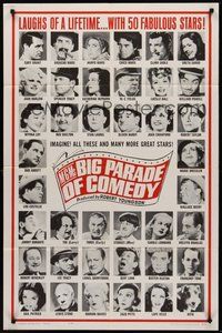 2p530 MGM'S BIG PARADE OF COMEDY 1sh '64 W.C. Fields, Marx Bros., Abbott & Costello, Lucille Ball!