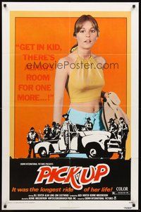 2p656 PICK-UP 1sh '75 classic sexy bad girl image, there's always room for one more!
