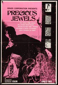 2p688 PRECIOUS JEWELS 1sh '69 a fistful of sexy women & a handful of grief!