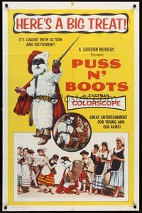 2p706 PUSS 'N BOOTS 1sh '63 Mexican cat, it's loaded with action & excitement!