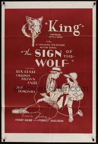 2p796 SIGN OF THE WOLF 1sh R40s whole serial, from Jack London's story!