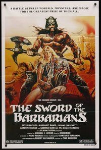 2p872 SWORD OF THE BARBARIANS 1sh '83 a battle between mortals, monsters, and magic!