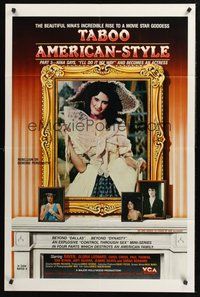 2p873 TABOO AMERICAN STYLE 3 NINA SAYS I'LL DO IT MY WAY video theatrical 1sh '85 sexy Raven!