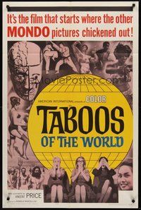 2p874 TABOOS OF THE WORLD 1sh '65 I Tabu, AIP, it's the picture that OUT-MONDO's them all!