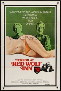 2p888 TERROR AT RED WOLF INN 1sh '72 cannibals, guess what we're having for dinner!