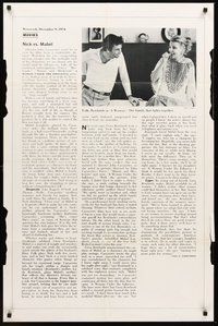 2p984 WOMAN UNDER THE INFLUENCE Newsweek style 1sh '74 John Cassavetes, Peter Falk, Gena Rowlands!
