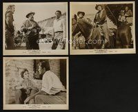 2r425 BIG COUNTRY 3 8x10 stills '58 Gregory Peck, Chuck Connors, Jean Simmons!