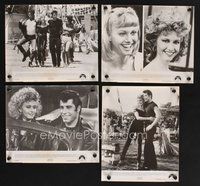 2r357 GREASE 4 8x10 stills '78 John Travolta & Olivia Newton-John in most classic musical!