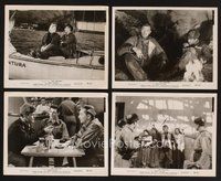 2r368 HUNTERS 4 8x10.25 stills '58 Robert Mitchum & Robert Wagner, May Britt!